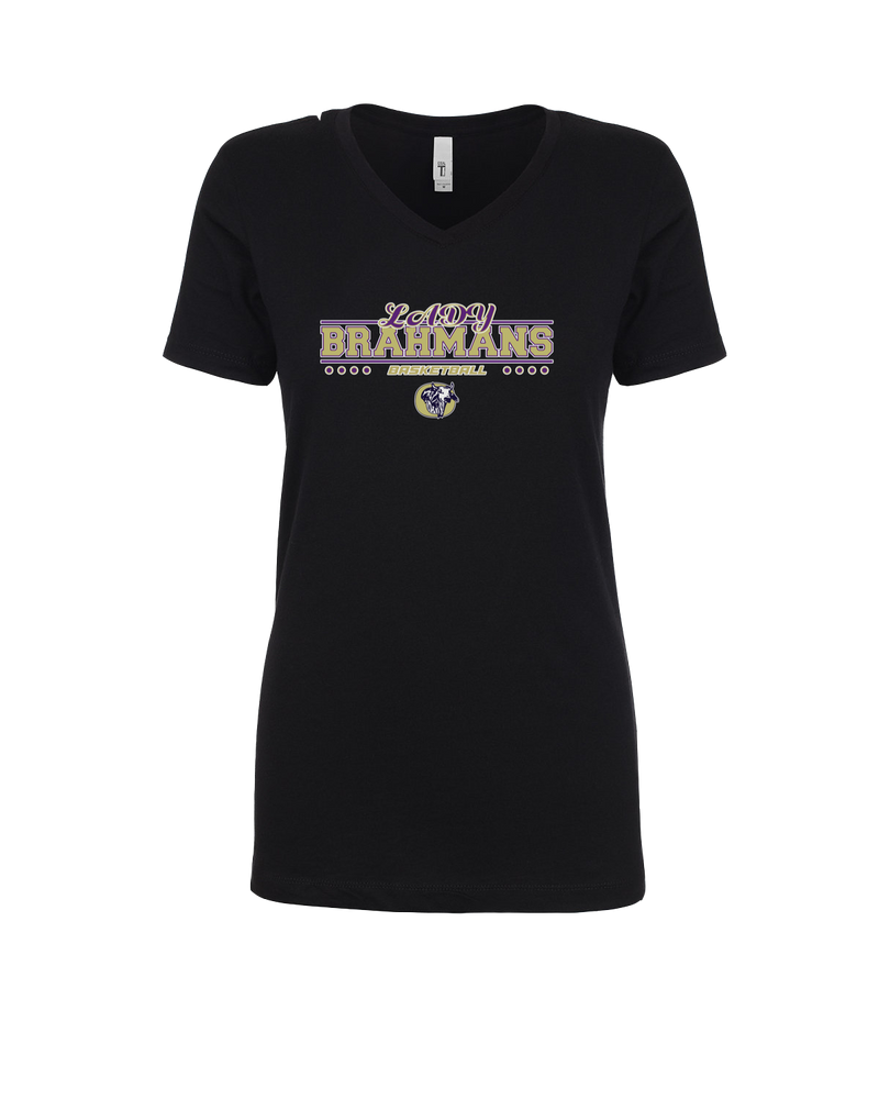 Okeechobee HS Girls Basketball Border - Women’s V-Neck