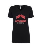 Musselman HS  Basketball Shadow - Womens V-Neck