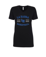 La Habra HS Basketball Curve - Women’s V-Neck