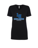 La Habra HS Boys Basketball Shadow - Women’s V-Neck