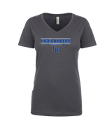 La Habra HS Basketball Border - Women’s V-Neck