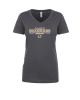 Okeechobee HS Girls Basketball Border - Women’s V-Neck