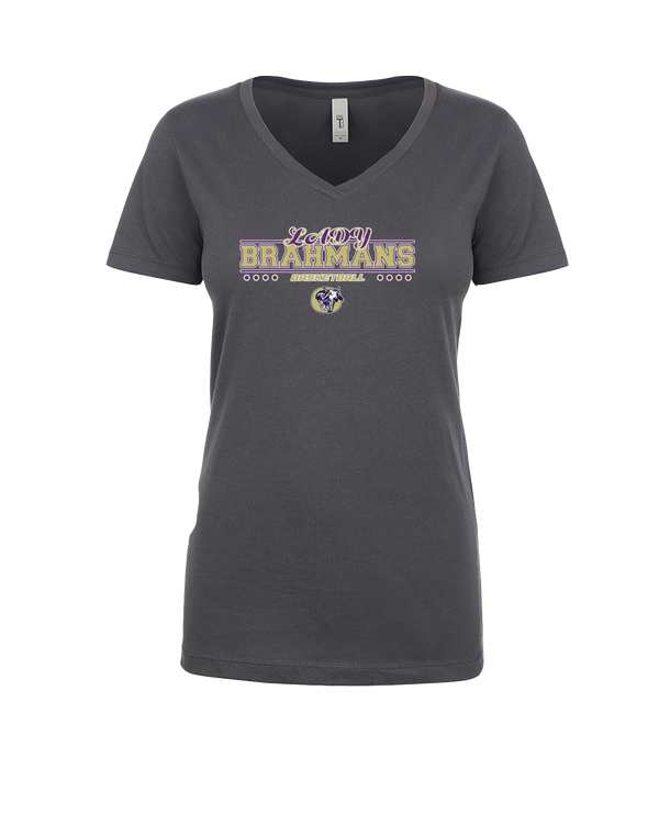 Okeechobee HS Girls Basketball Border - Women’s V-Neck