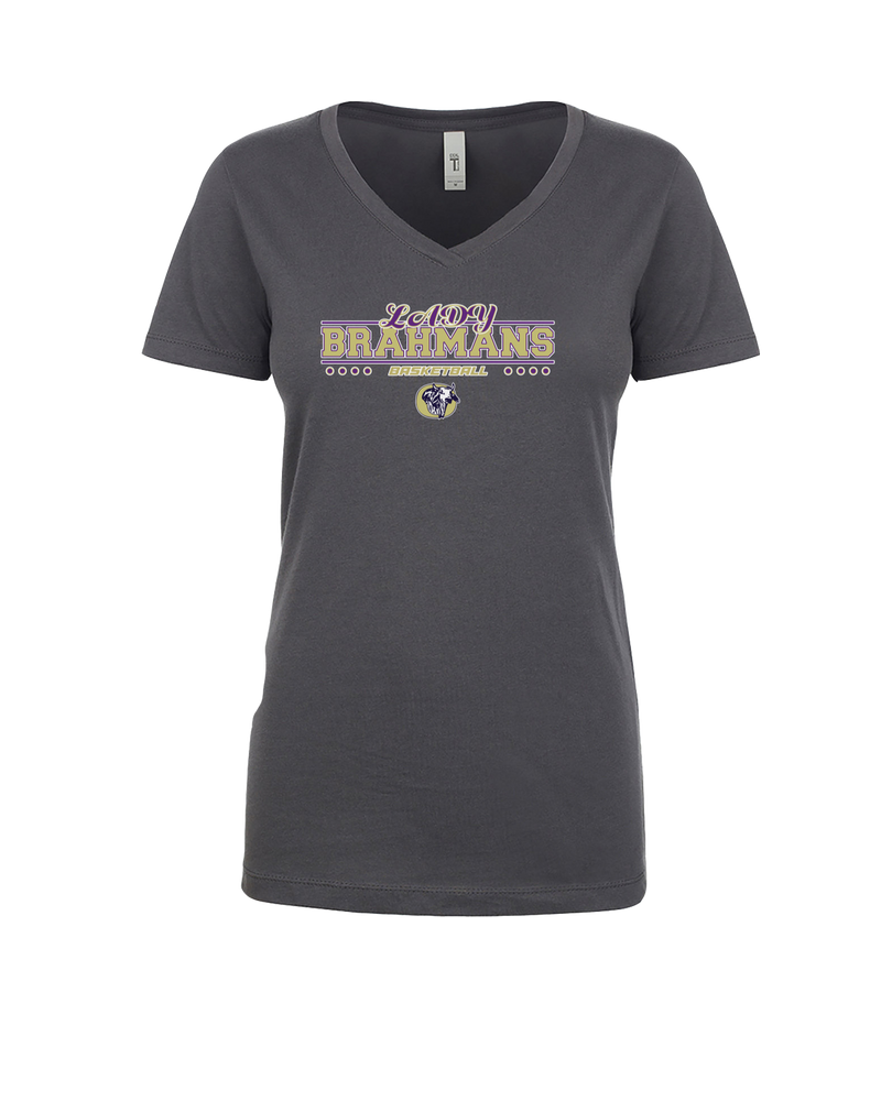 Okeechobee HS Girls Basketball Border - Women’s V-Neck