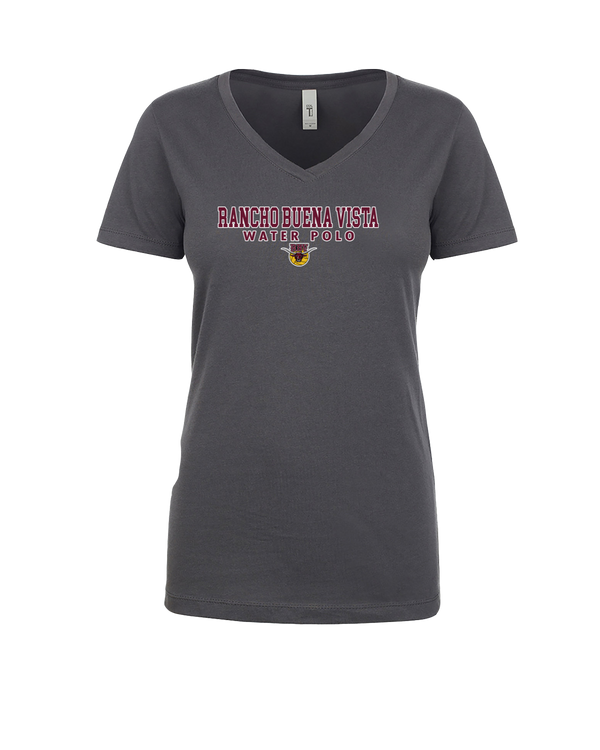 Rancho Buena Vista HS Water Polo Block - Womens V-Neck