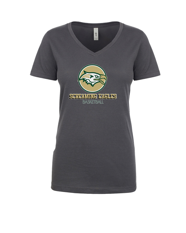 Chequamegon HS Boys Basketball Shadow - Women’s V-Neck