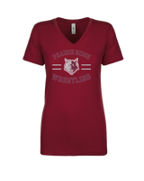 Prairie Ridge HS Wrestling Curve - Women’s V-Neck