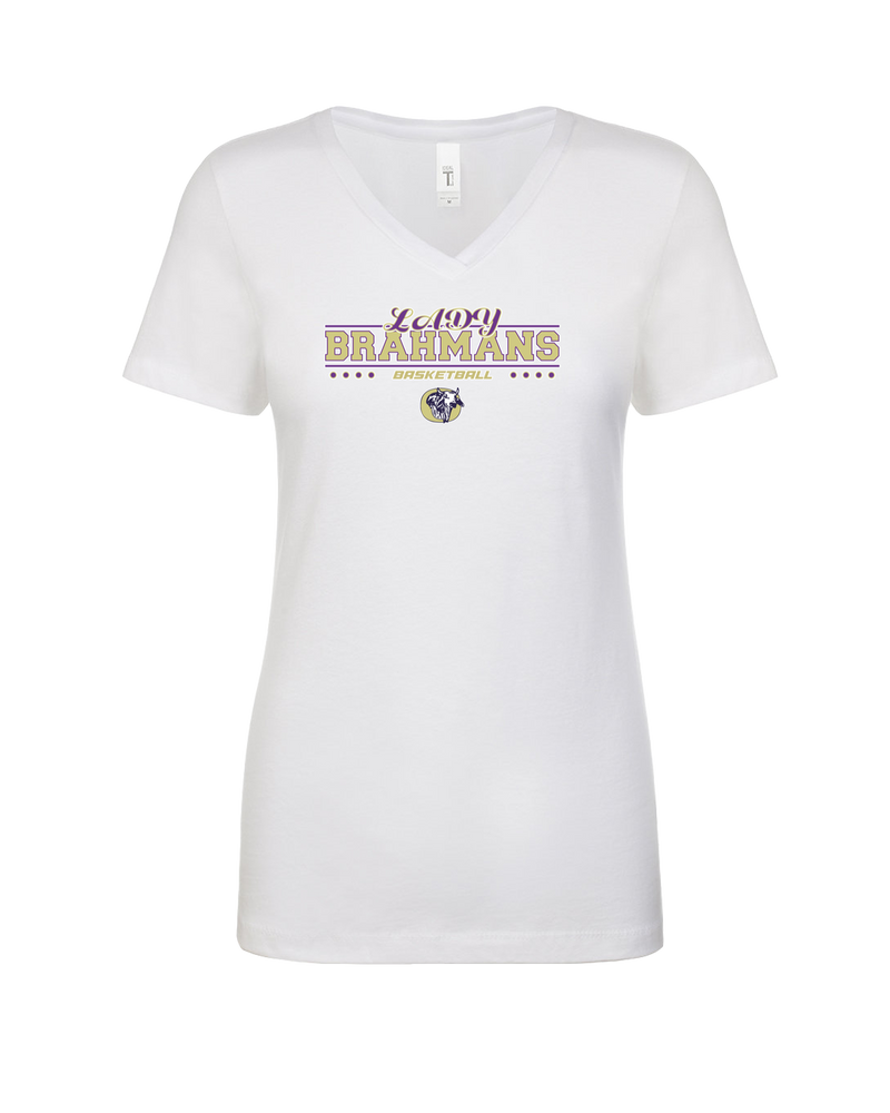 Okeechobee HS Girls Basketball Border - Women’s V-Neck