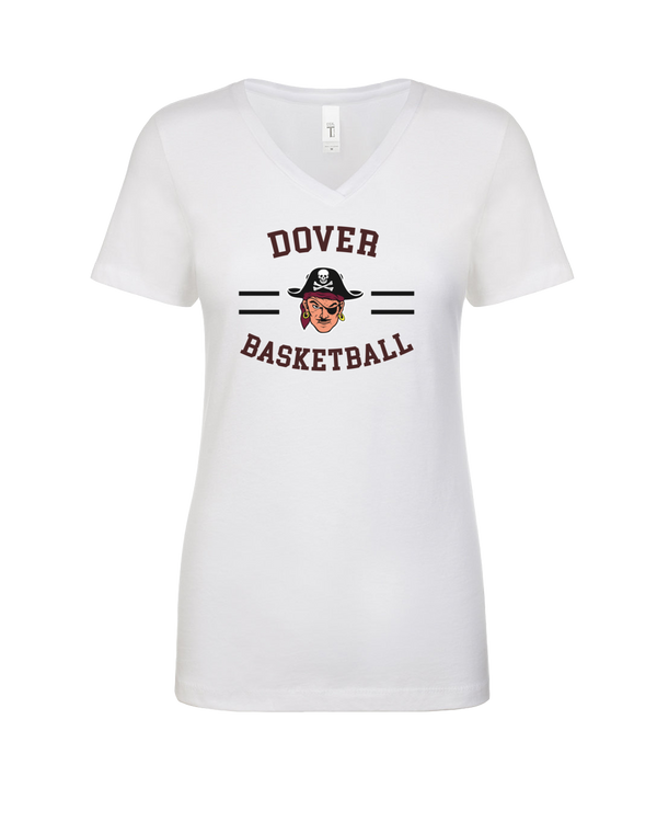 Dover HS Boys Basketball Curved - Women’s V-Neck