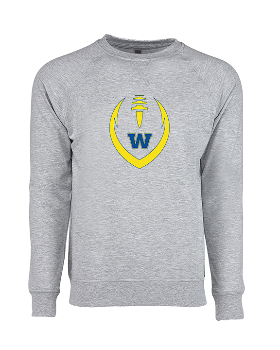 Wooster HS Football Full Football - Crewneck Sweatshirt