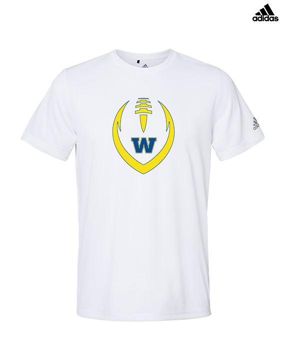 Wooster HS Football Full Football - Mens Adidas Performance Shirt