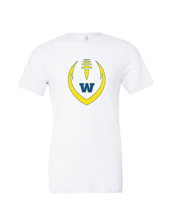 Wooster HS Football Full Football - Tri-Blend Shirt