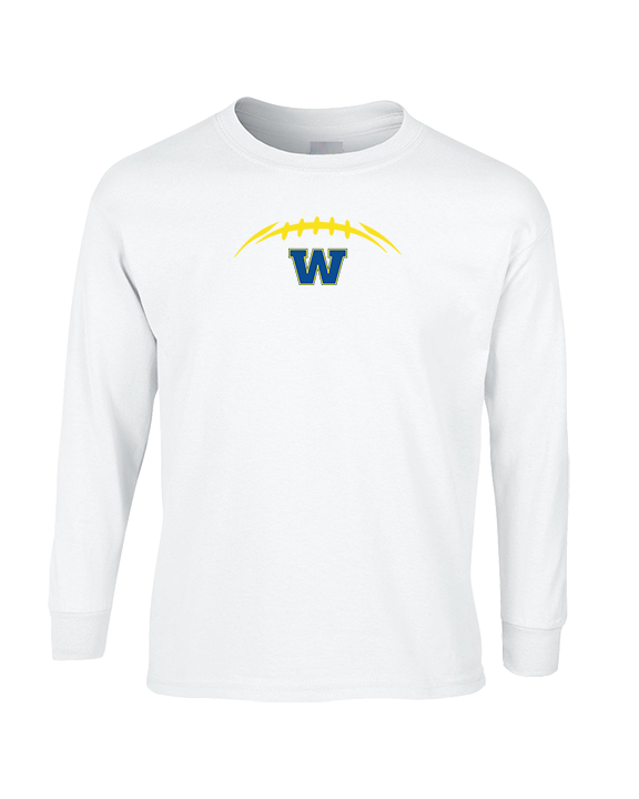 Wooster HS Football Laces - Cotton Longsleeve
