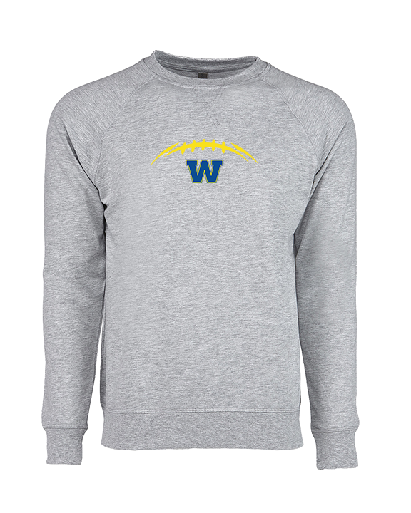 Wooster HS Football Laces - Crewneck Sweatshirt