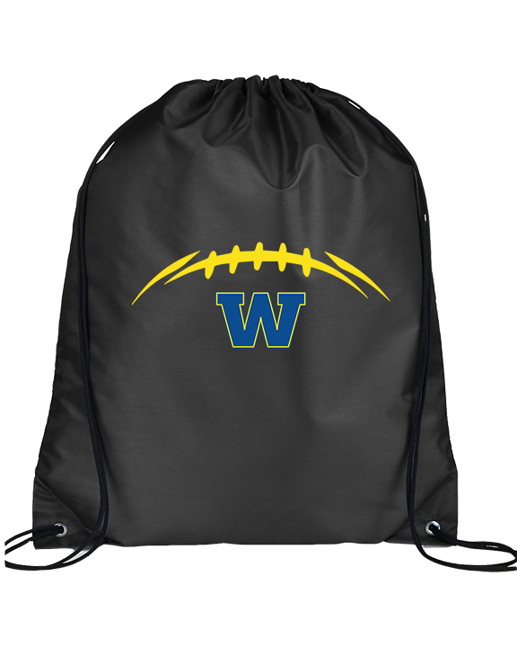 Wooster HS Football Laces - Drawstring Bag