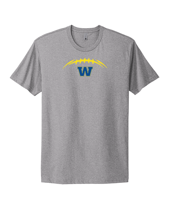 Wooster HS Football Laces - Mens Select Cotton T-Shirt