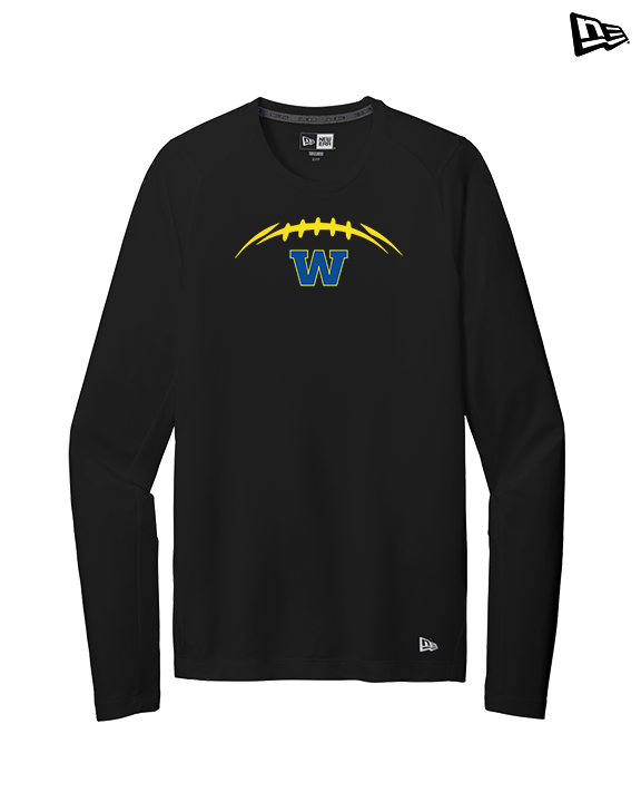 Wooster HS Football Laces - New Era Performance Long Sleeve