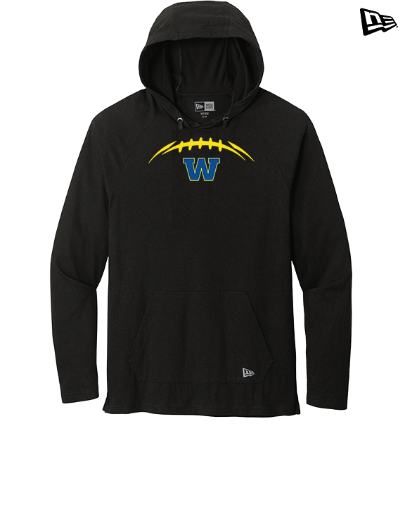 Wooster HS Football Laces - New Era Tri-Blend Hoodie