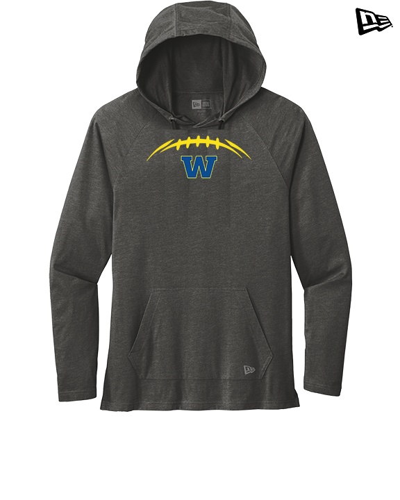 Wooster HS Football Laces - New Era Tri-Blend Hoodie