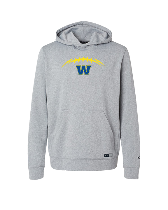 Wooster HS Football Laces - Oakley Performance Hoodie
