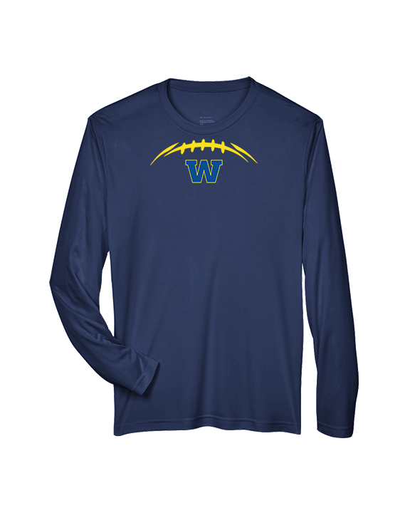 Wooster HS Football Laces - Performance Longsleeve