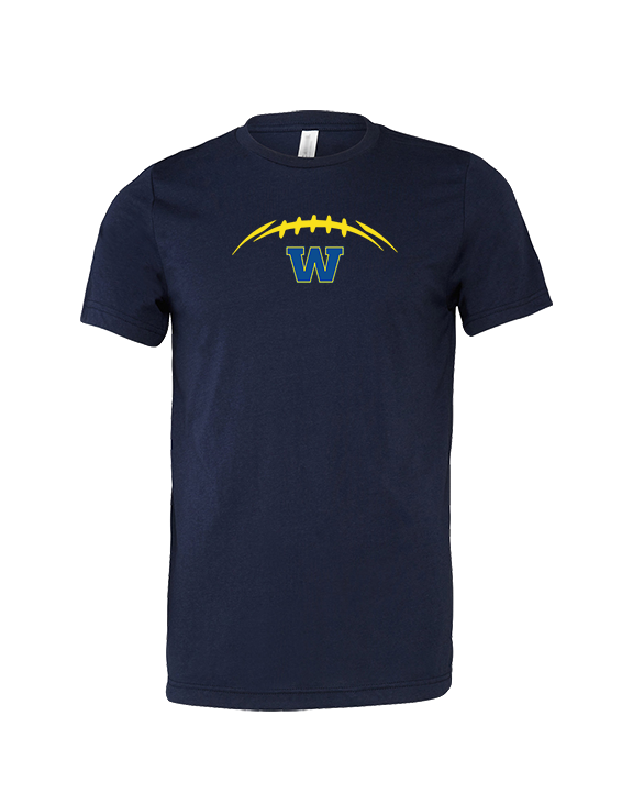 Wooster HS Football Laces - Tri-Blend Shirt