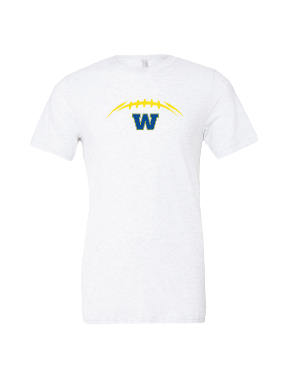 Wooster HS Football Laces - Tri-Blend Shirt
