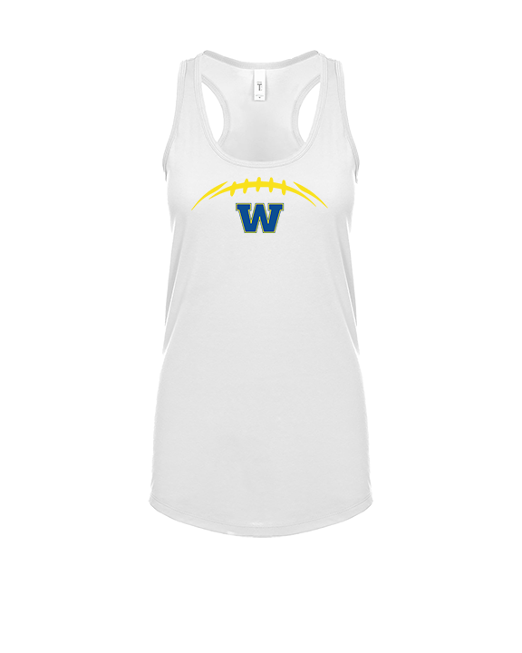 Wooster HS Football Laces - Womens Tank Top
