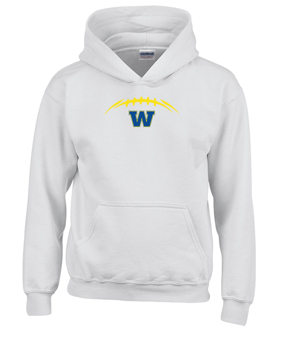 Wooster HS Football Laces - Youth Hoodie