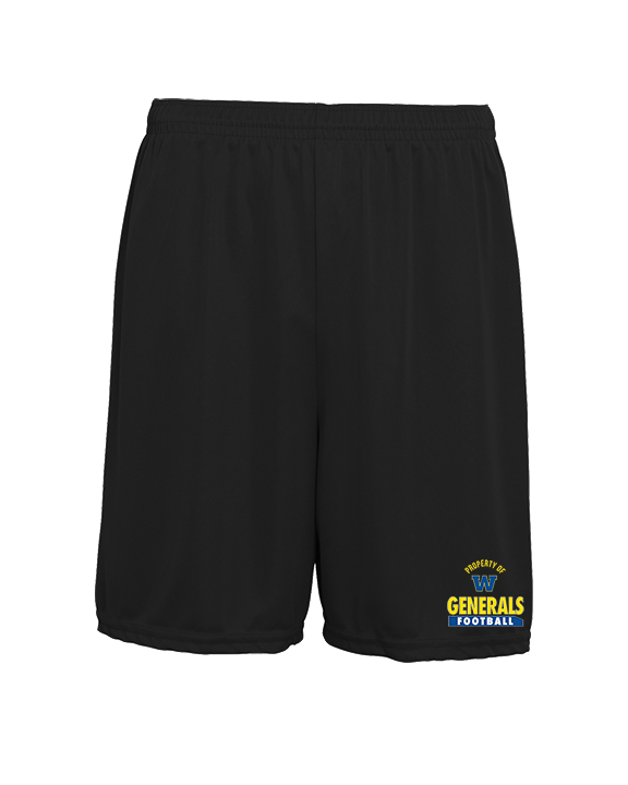 Wooster HS Football Property - Mens 7inch Training Shorts