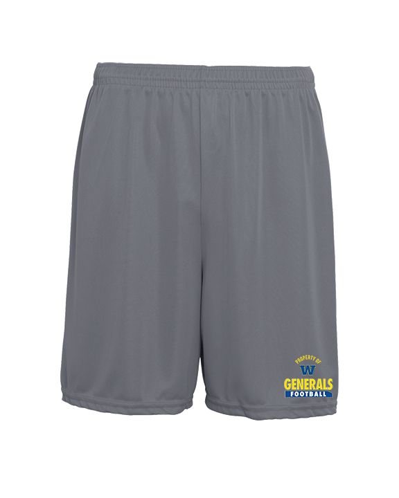 Wooster HS Football Property - Mens 7inch Training Shorts
