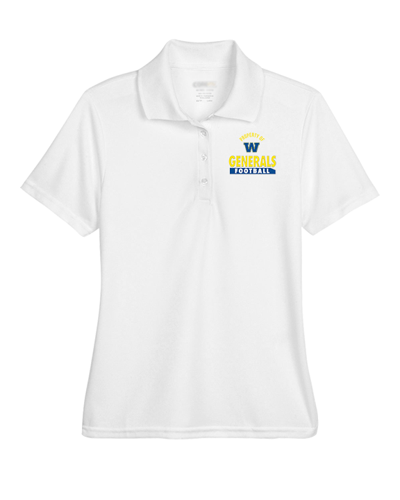 Wooster HS Football Property - Womens Polo