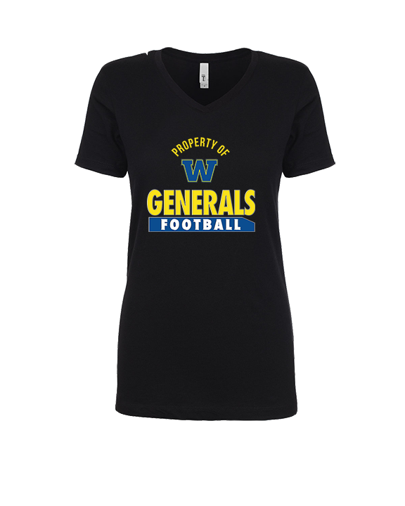 Wooster HS Football Property - Womens Vneck