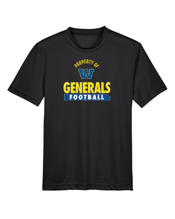 Wooster HS Football Property - Youth Performance Shirt