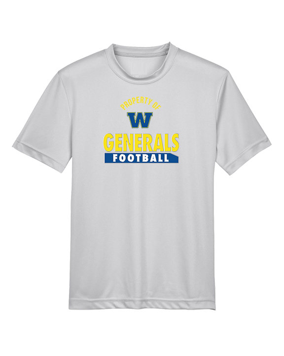 Wooster HS Football Property - Youth Performance Shirt