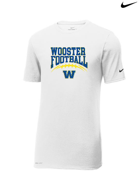 Wooster HS Football School Football - Mens Nike Cotton Poly Tee