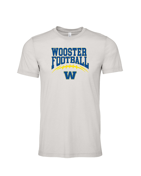 Wooster HS Football School Football - Tri-Blend Shirt