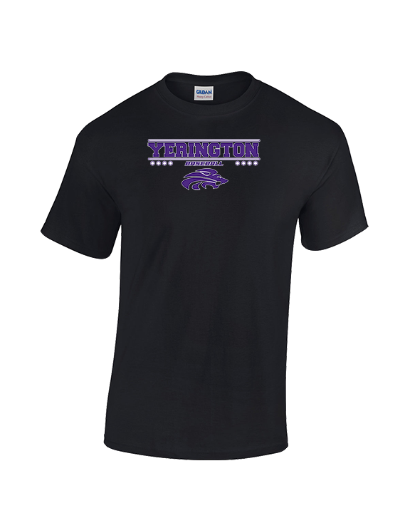 Yerington HS Baseball Border - Cotton T-Shirt