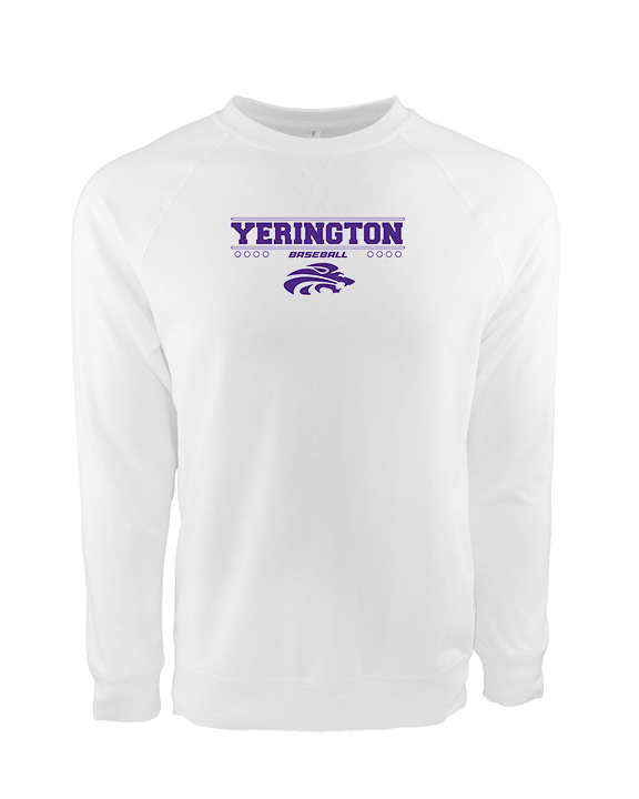 Yerington HS Baseball Border - Crewneck Sweatshirt