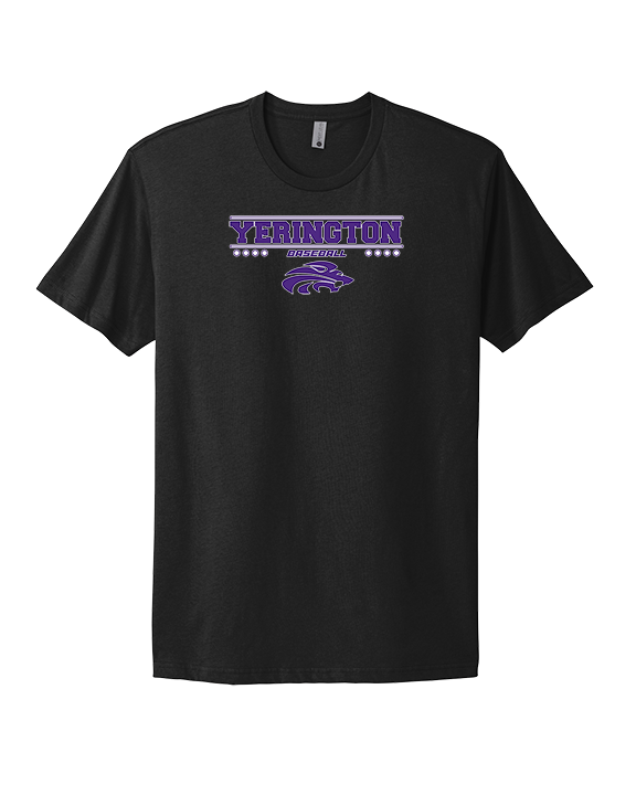 Yerington HS Baseball Border - Mens Select Cotton T-Shirt