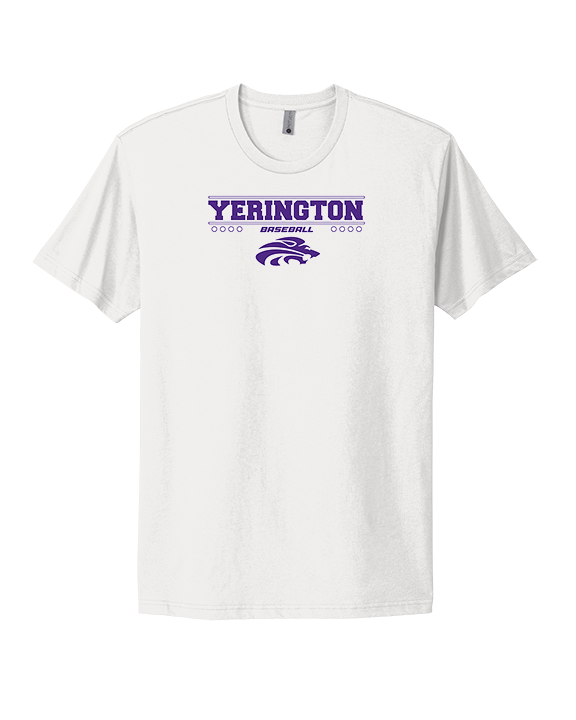 Yerington HS Baseball Border - Mens Select Cotton T-Shirt