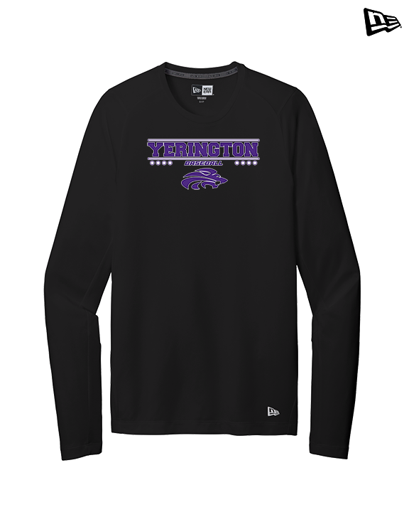 Yerington HS Baseball Border - New Era Performance Long Sleeve