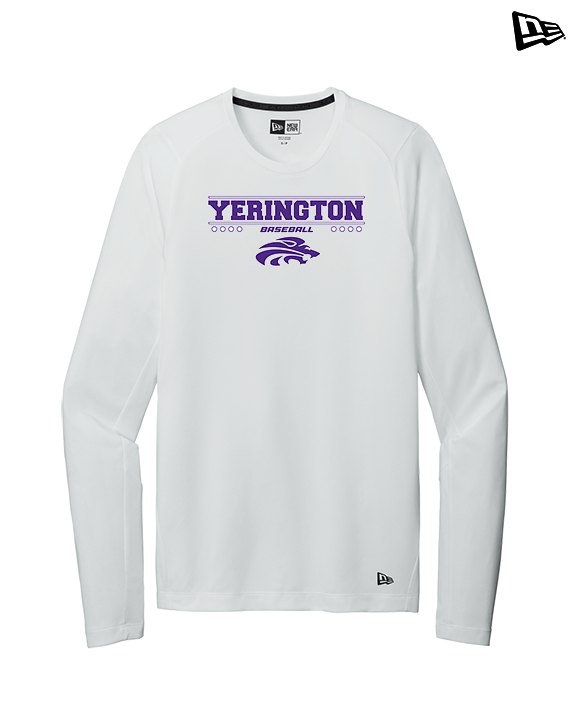 Yerington HS Baseball Border - New Era Performance Long Sleeve