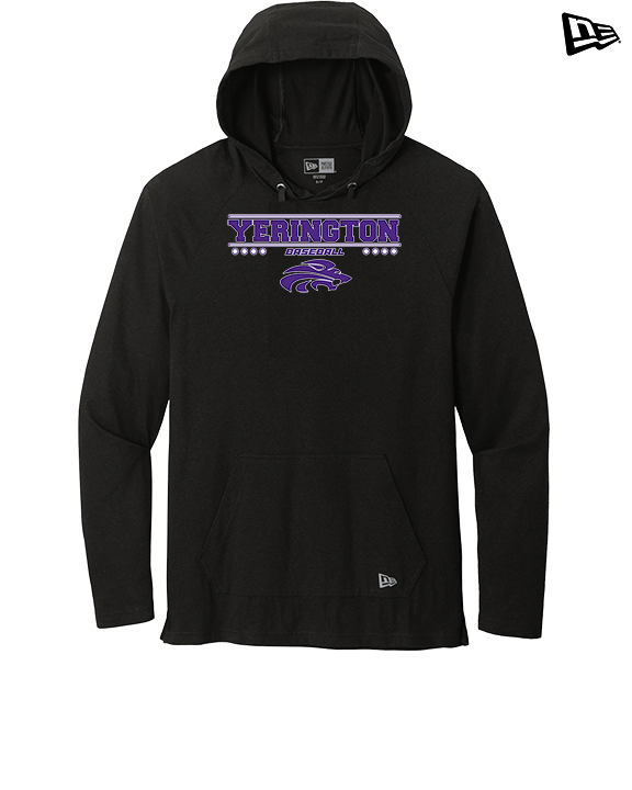 Yerington HS Baseball Border - New Era Tri-Blend Hoodie