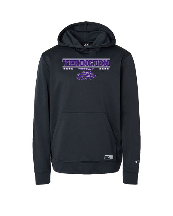 Yerington HS Baseball Border - Oakley Performance Hoodie