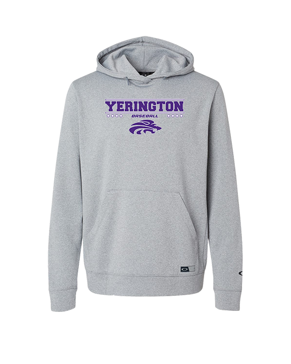 Yerington HS Baseball Border - Oakley Performance Hoodie