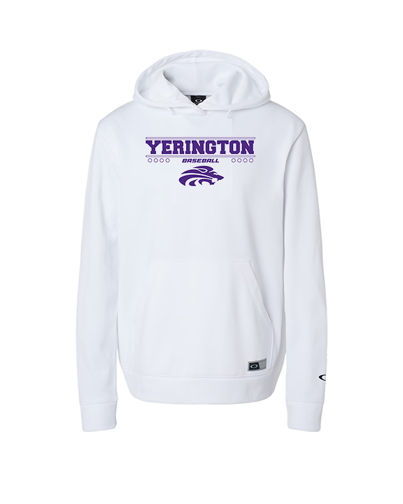 Yerington HS Baseball Border - Oakley Performance Hoodie