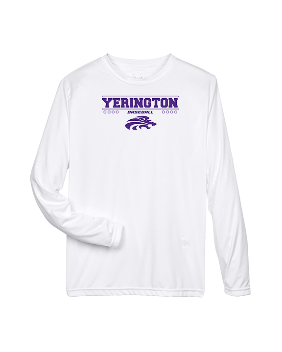 Yerington HS Baseball Border - Performance Longsleeve