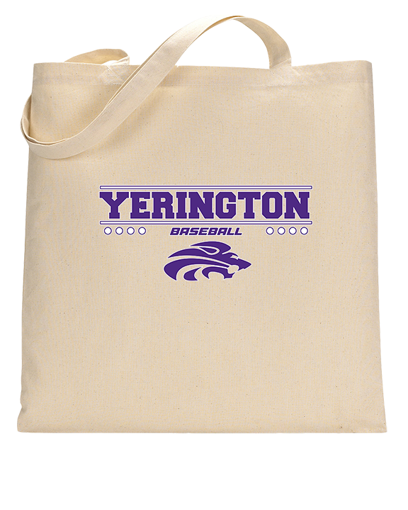Yerington HS Baseball Border - Tote