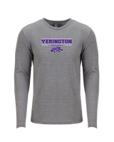 Yerington HS Baseball Border - Tri-Blend Long Sleeve